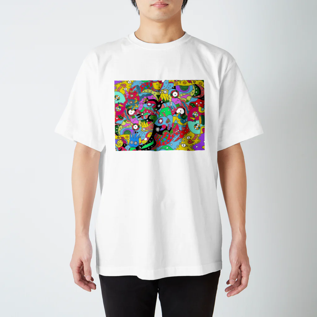 岡本なう - okamoto now -のド派手な生活応援グッズ スタンダードTシャツ