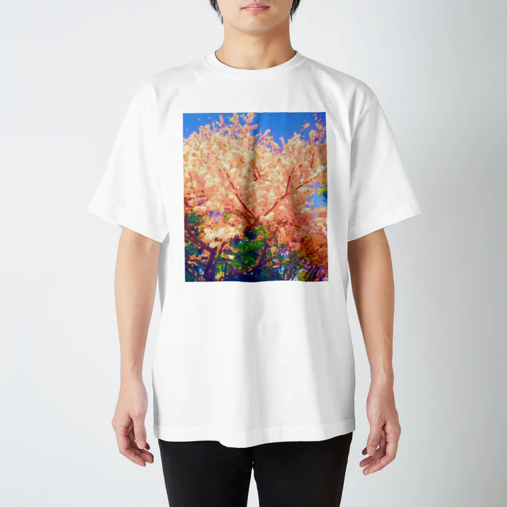 R☆worldの桜 Regular Fit T-Shirt