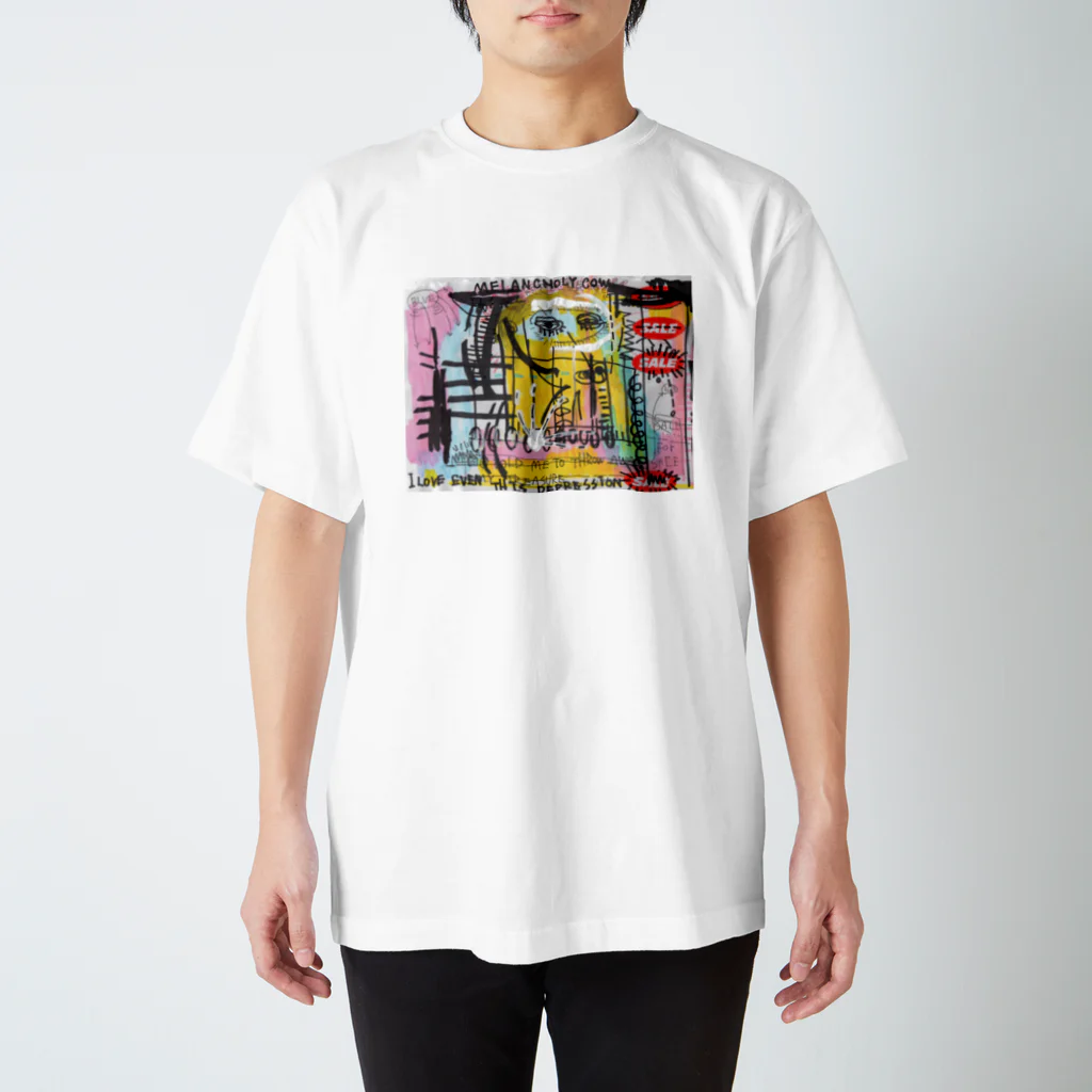 虫ですの牛のやつ Regular Fit T-Shirt