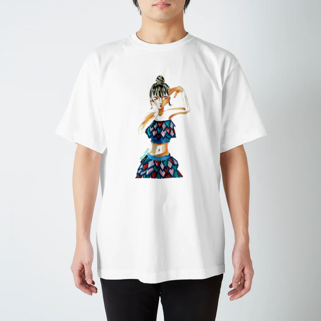 ダンシングひかり☁←お天気のメイちゃん Regular Fit T-Shirt