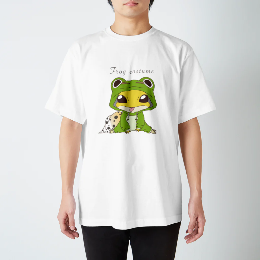 ぴよのカエル屋さんのカエル着ぐるみ Regular Fit T-Shirt