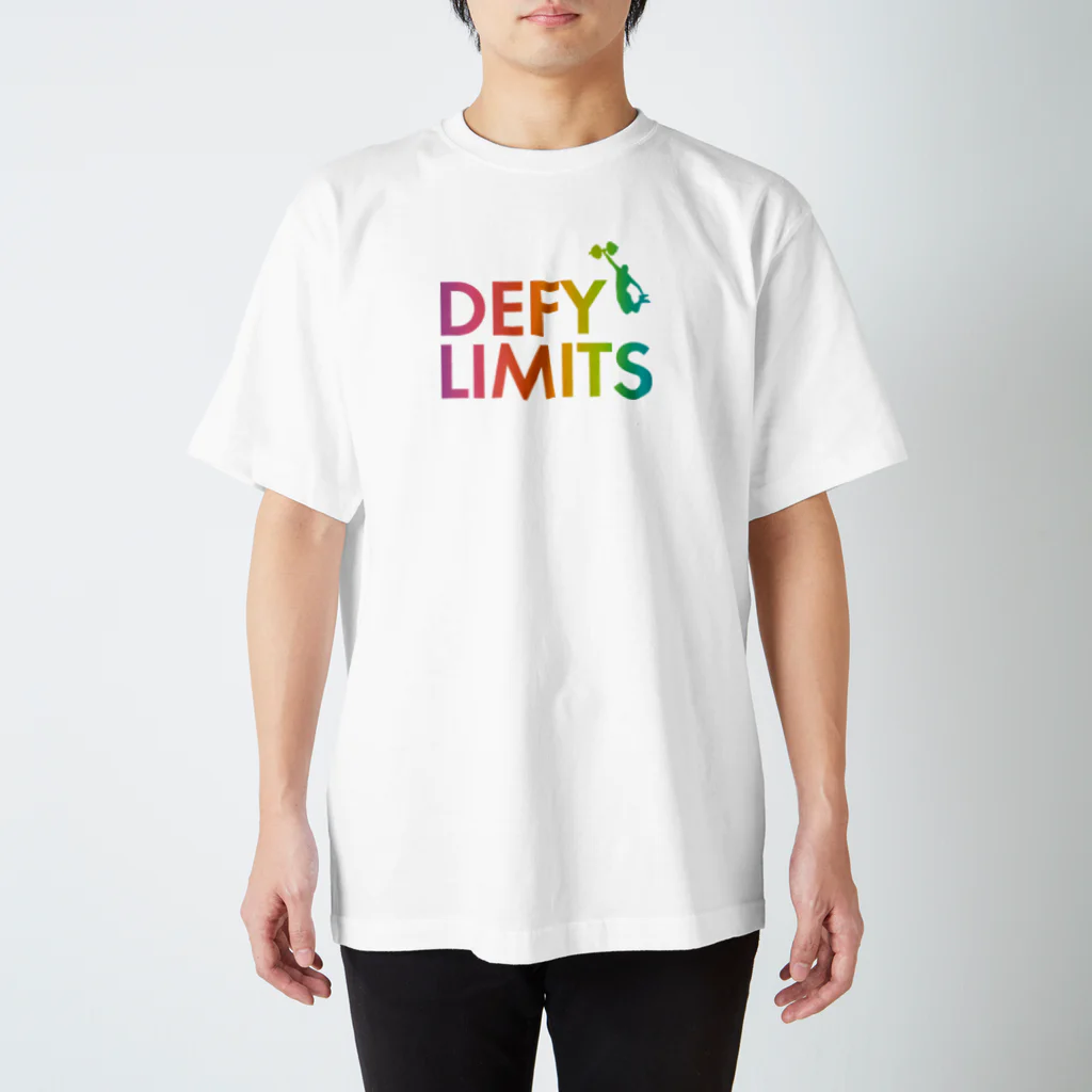 BASE forのDEFY LIMITS MAN Rainbow スタンダードTシャツ