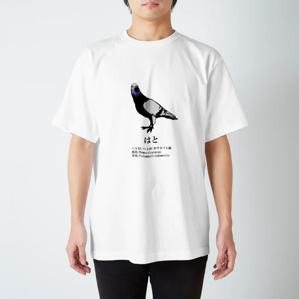 POPPOKOMU-MU-の詳細なはとの衣類 Regular Fit T-Shirt