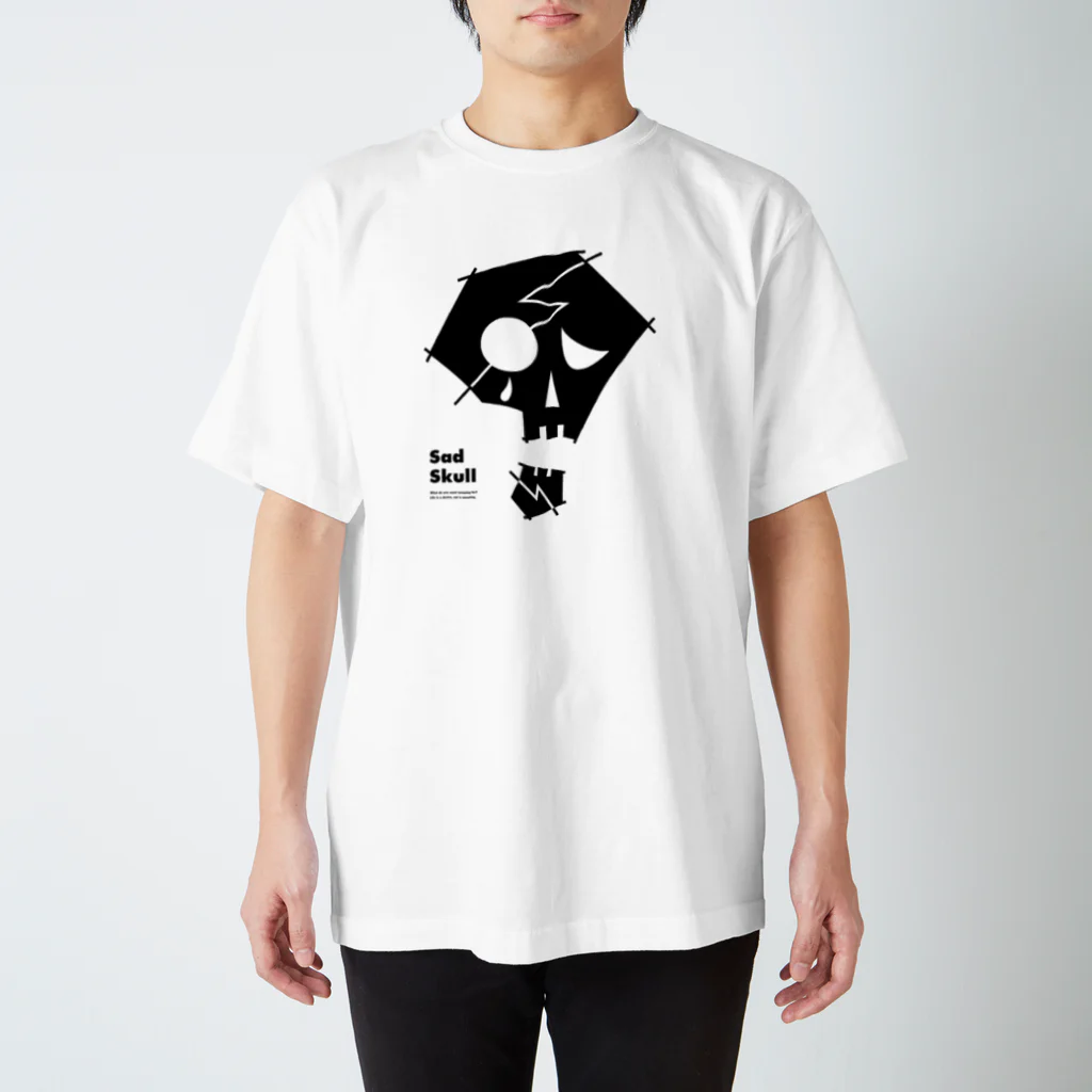 ROCKET LIGHTSのSad Skull Regular Fit T-Shirt