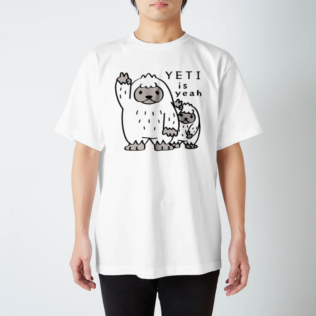 イラスト MONYAAT のイエティのイエ～イ　A Regular Fit T-Shirt