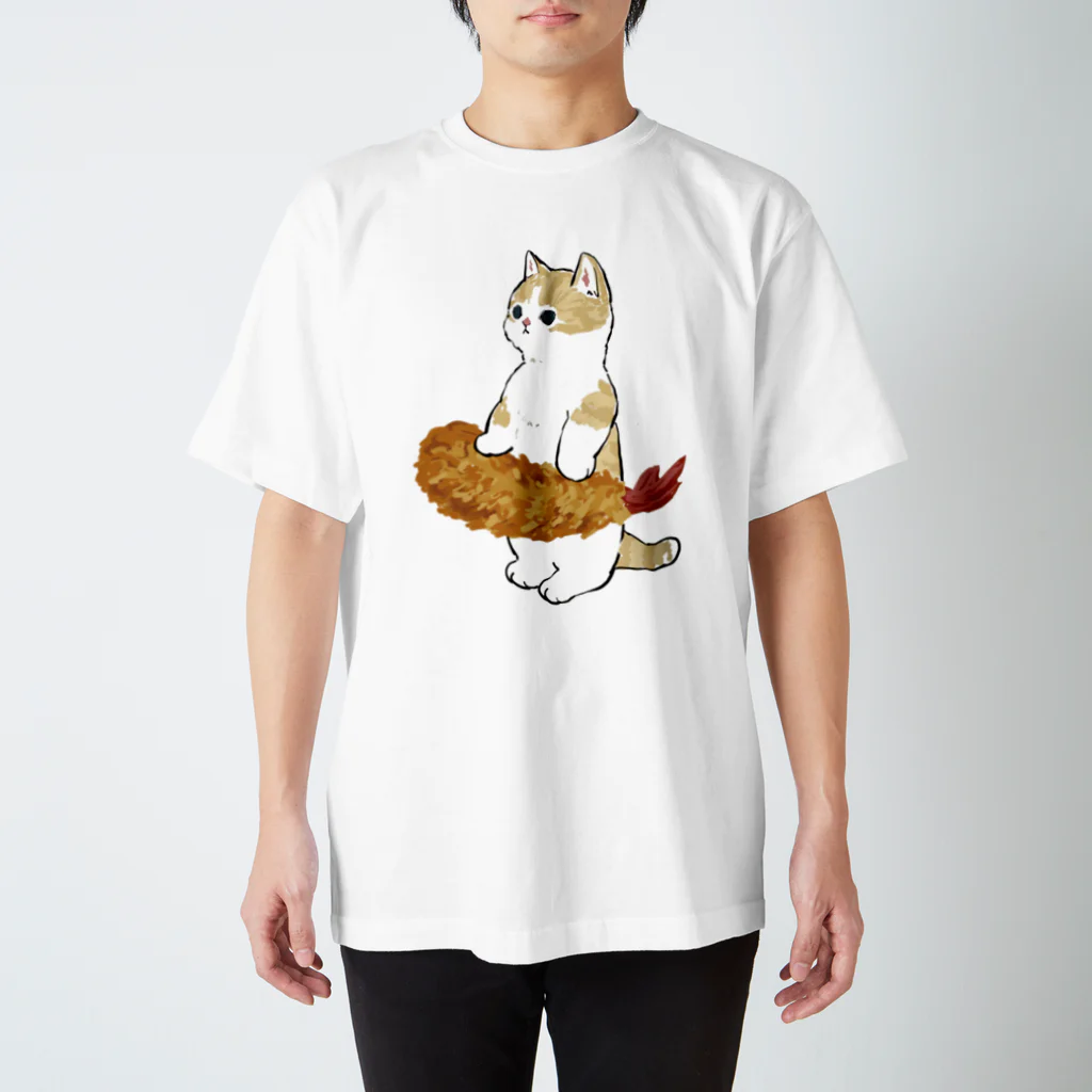 mofusandのえびふらいにゃー スタンダードTシャツ