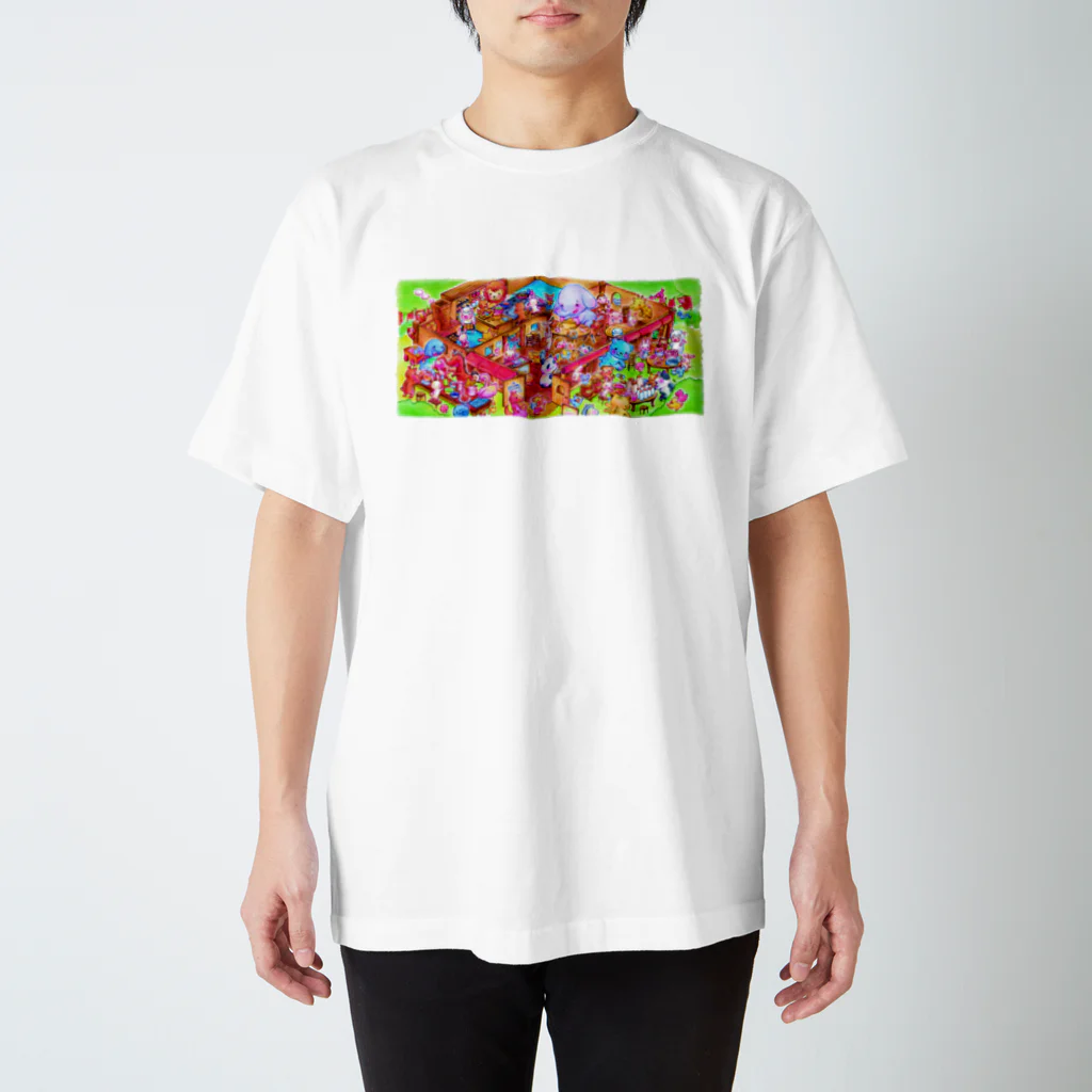 らせんゆむのらせんゆむの 森のとくべつな日 スタンダードTシャツ