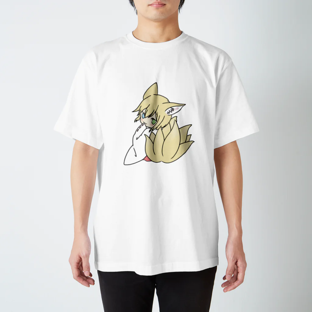 神狐の社の神狐の社(主)キャラグッズ スタンダードTシャツ