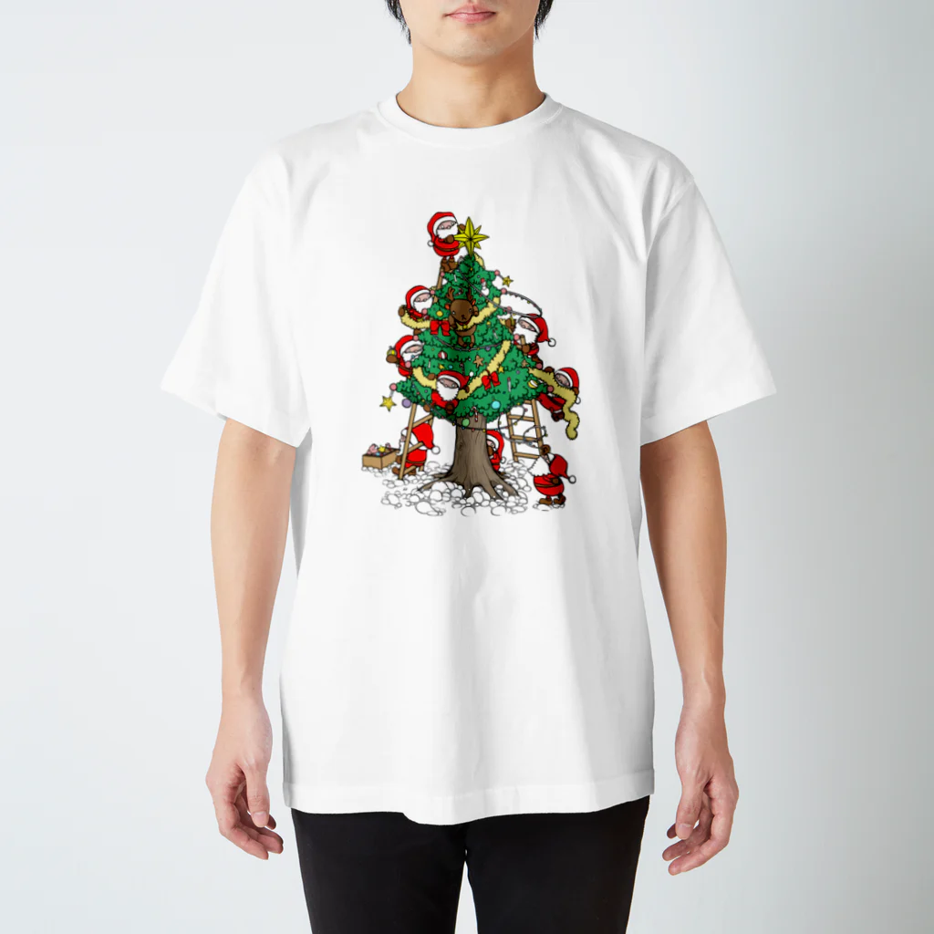 Cɐkeccooのメニー？クリスマス『クリスマスツリー』 Regular Fit T-Shirt