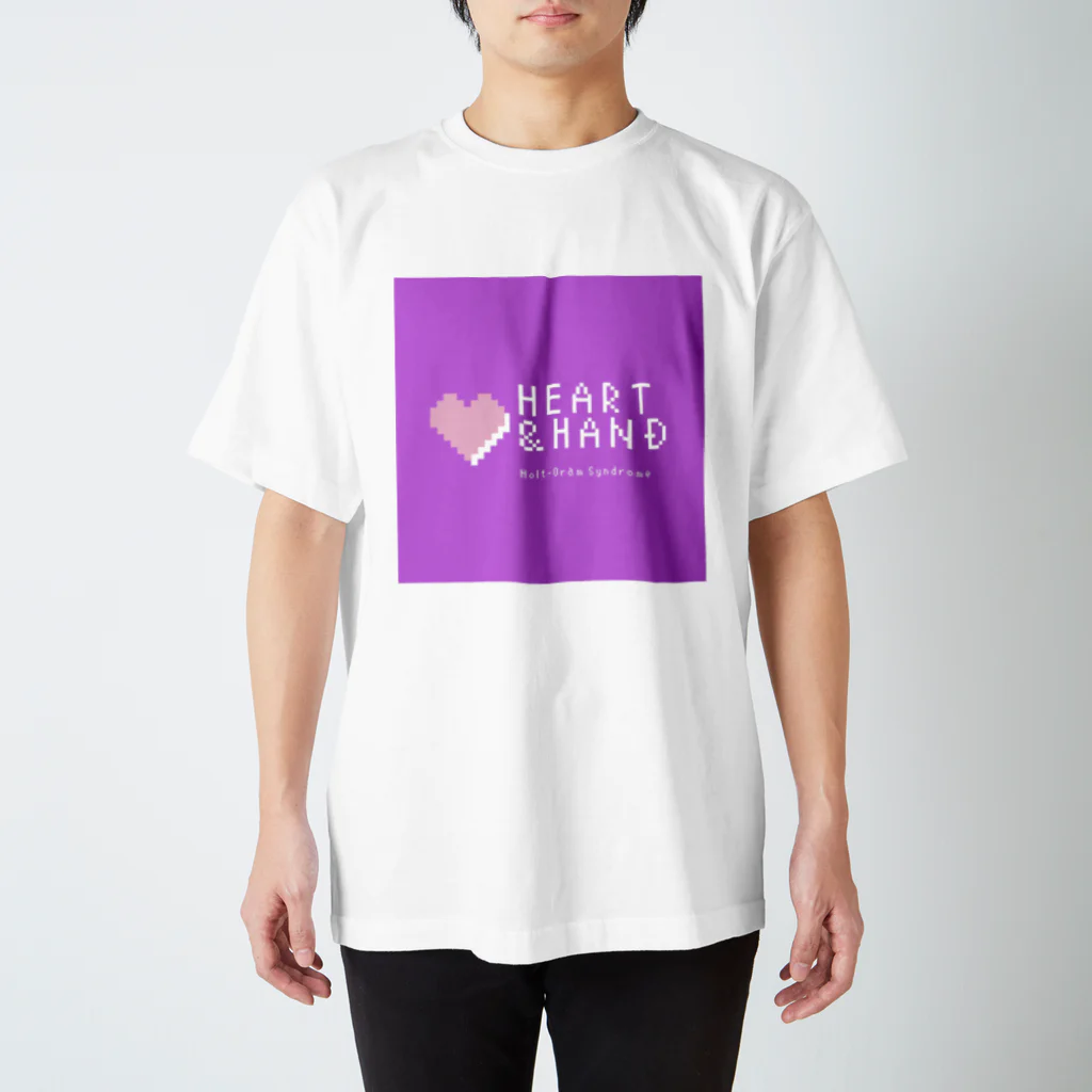 ハート&ハンドのHeart & Hand のパープルオリジナルアイテム スタンダードTシャツ