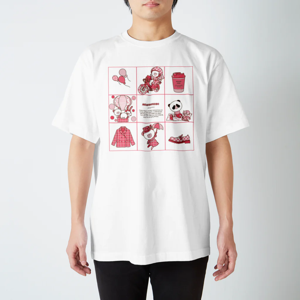 赤石工房(くまごろう屋)のレトロ柄 Regular Fit T-Shirt
