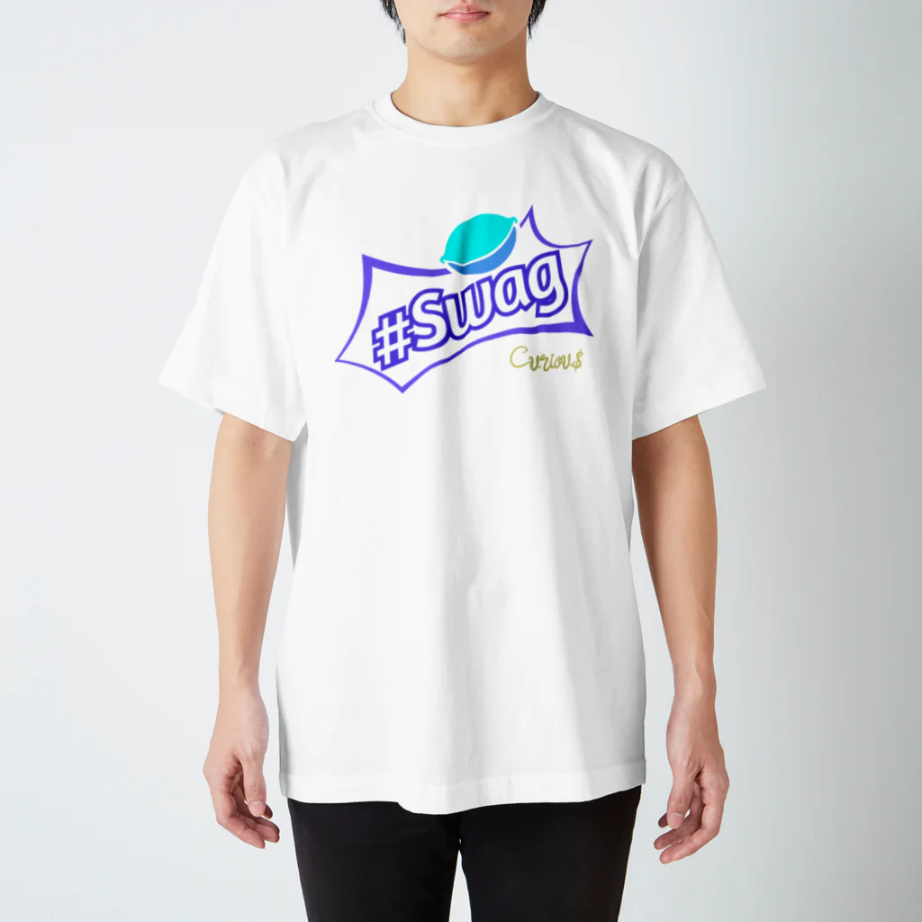 Curiou$のPurple Swag スタンダードTシャツ