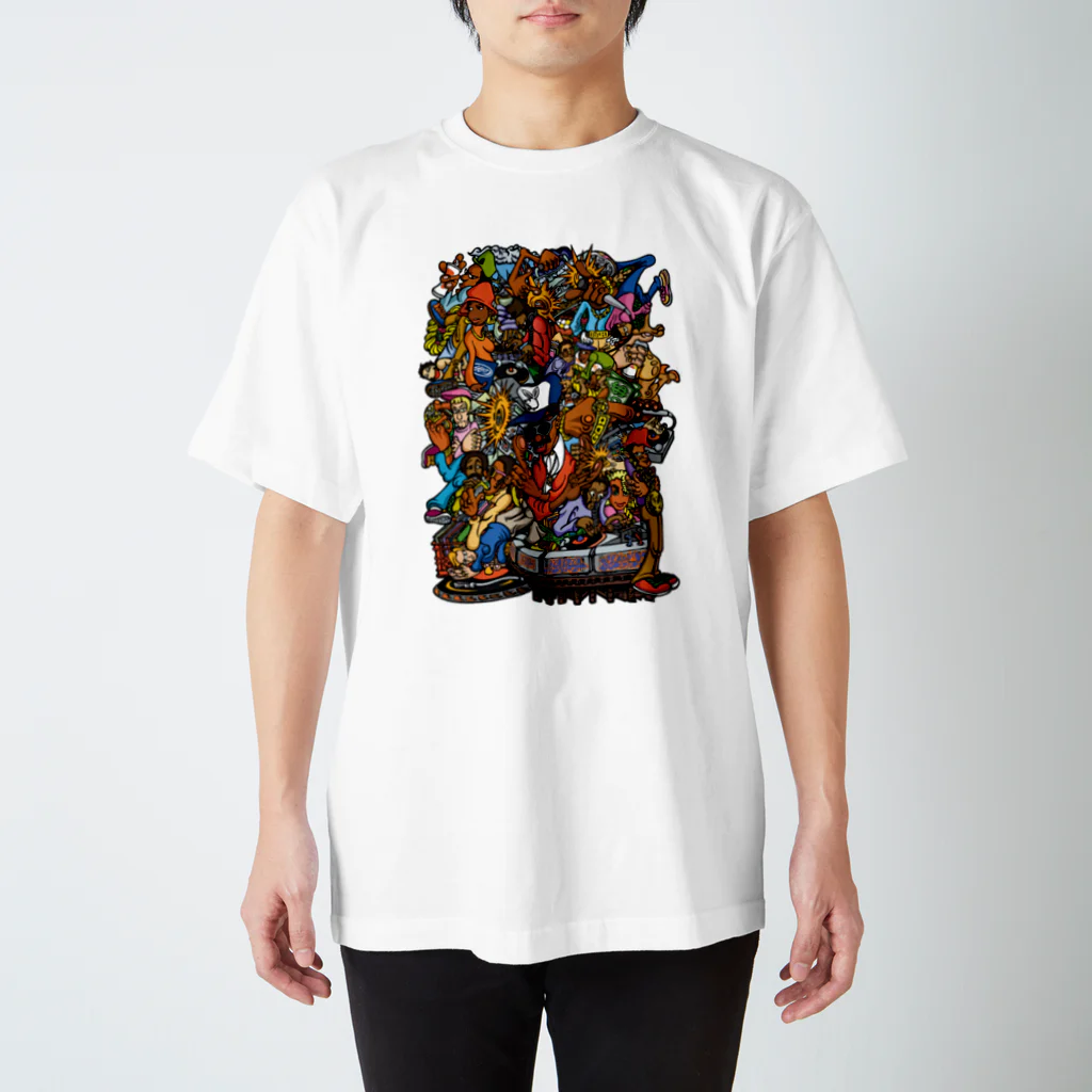 スタムラ屋のOld School Hip Hop スタンダードTシャツ