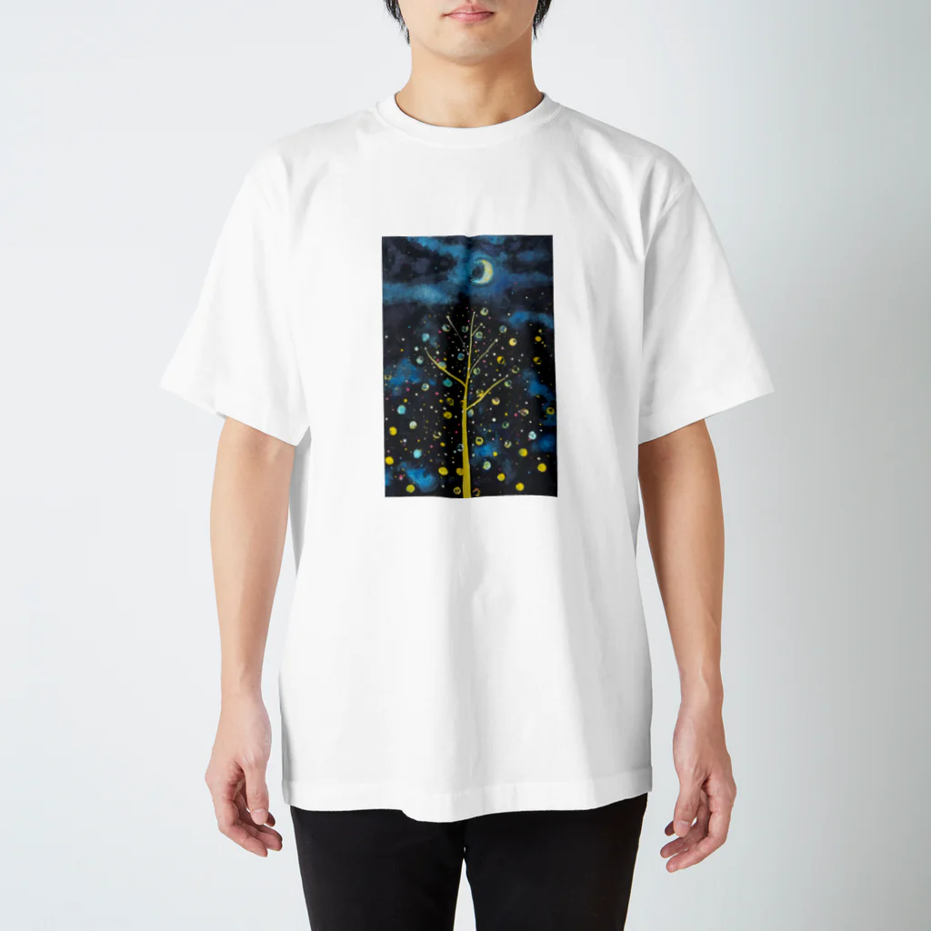 m-t デザインスタジオの輝ける樹 Regular Fit T-Shirt