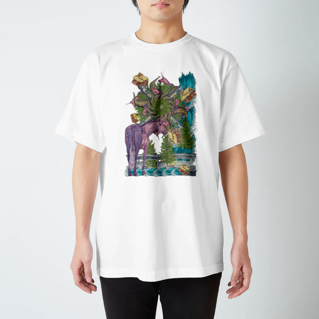 ムラマス カツユキの『UNI cornなんじゃない菓SEA等？森じらrail？』 Regular Fit T-Shirt