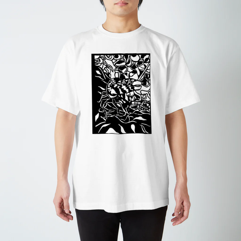 サカナオのクモウツボ　切り絵 Regular Fit T-Shirt