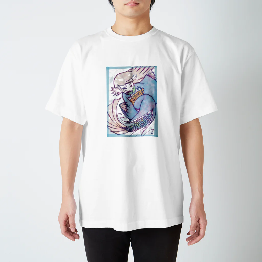 ワノハ -WANOHA-の海のお着物 Regular Fit T-Shirt