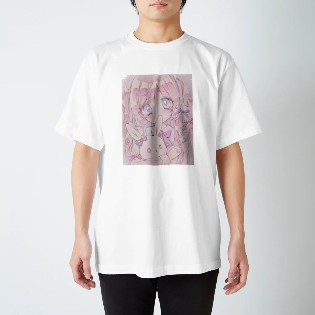 水口ゆのん🐣のさみしいちゃん Regular Fit T-Shirt