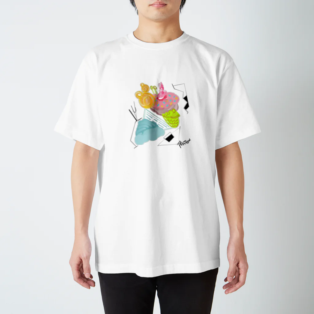 NATSUMI7のウサギマヤ運河sweets スタンダードTシャツ