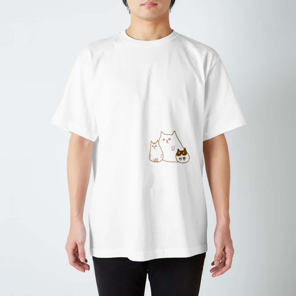 猫ひげ食堂のさん猫 Regular Fit T-Shirt