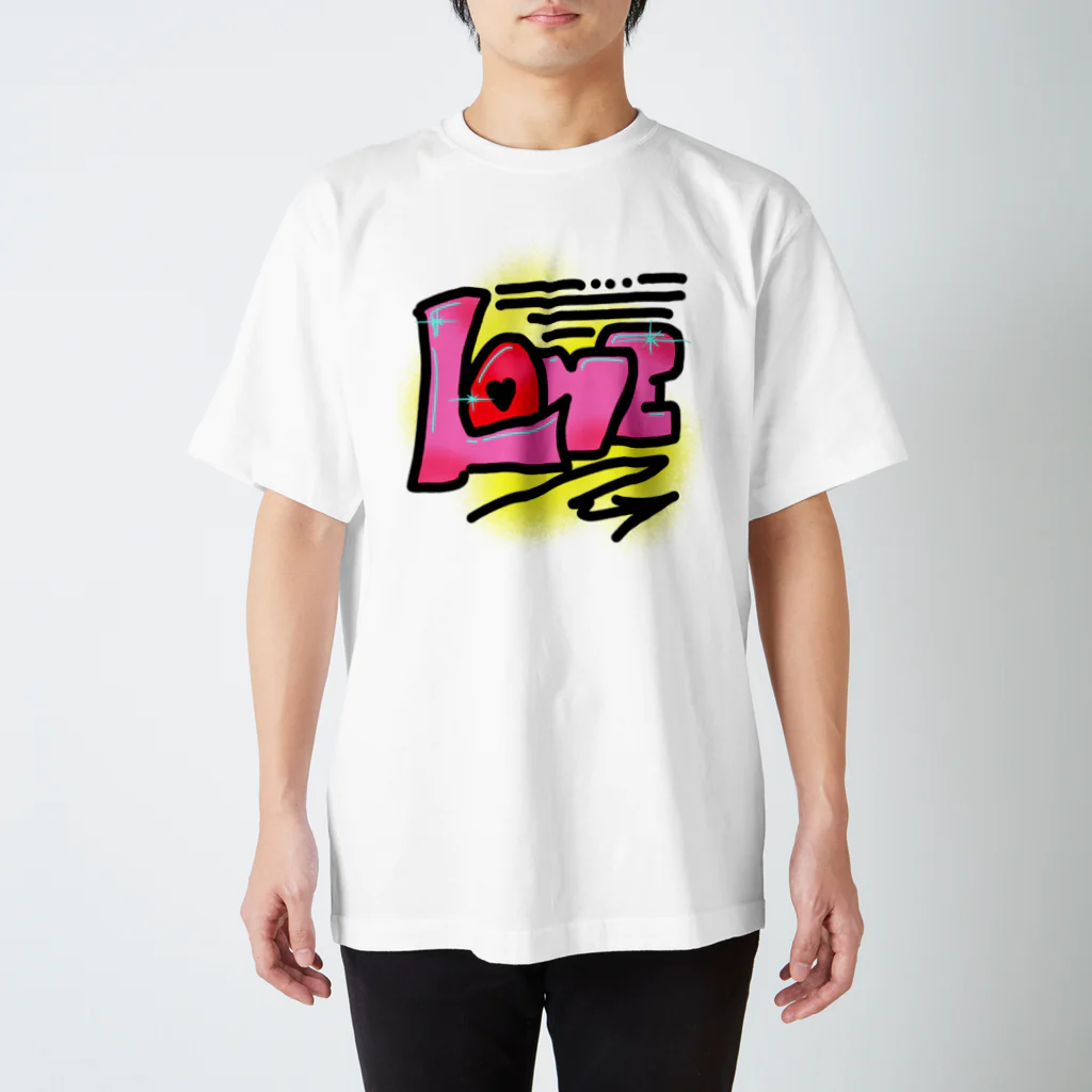 人食べるの「LOVE」 スタンダードTシャツ