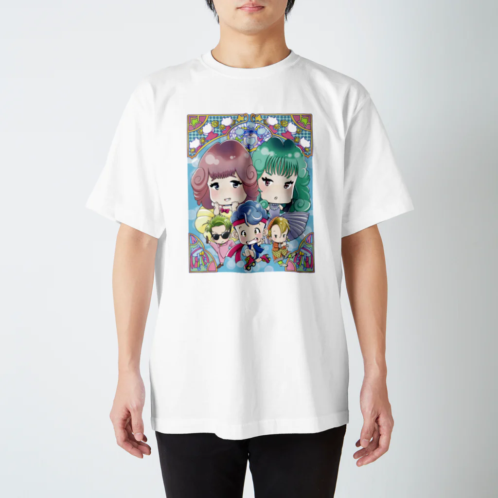 Sunny day blueの80_japanese_idol スタンダードTシャツ