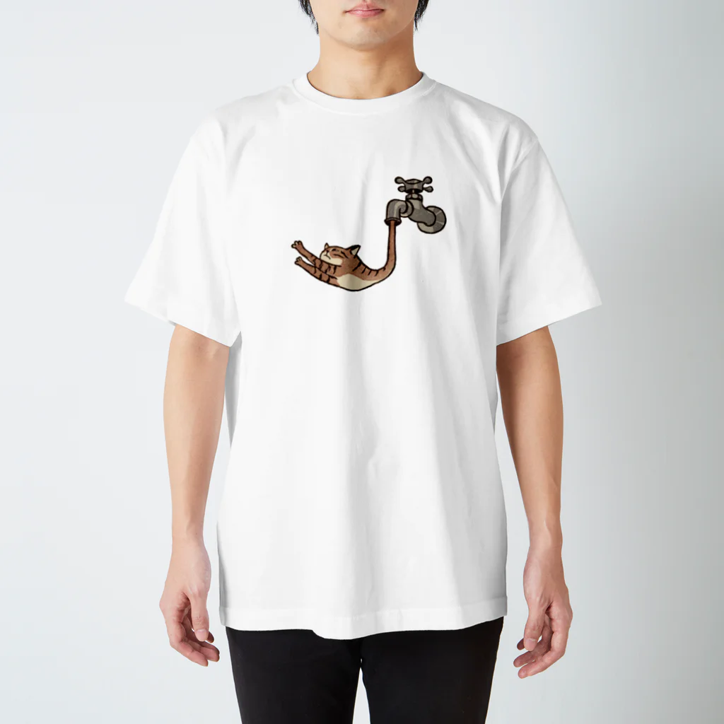 トケの水道猫 スタンダードTシャツ