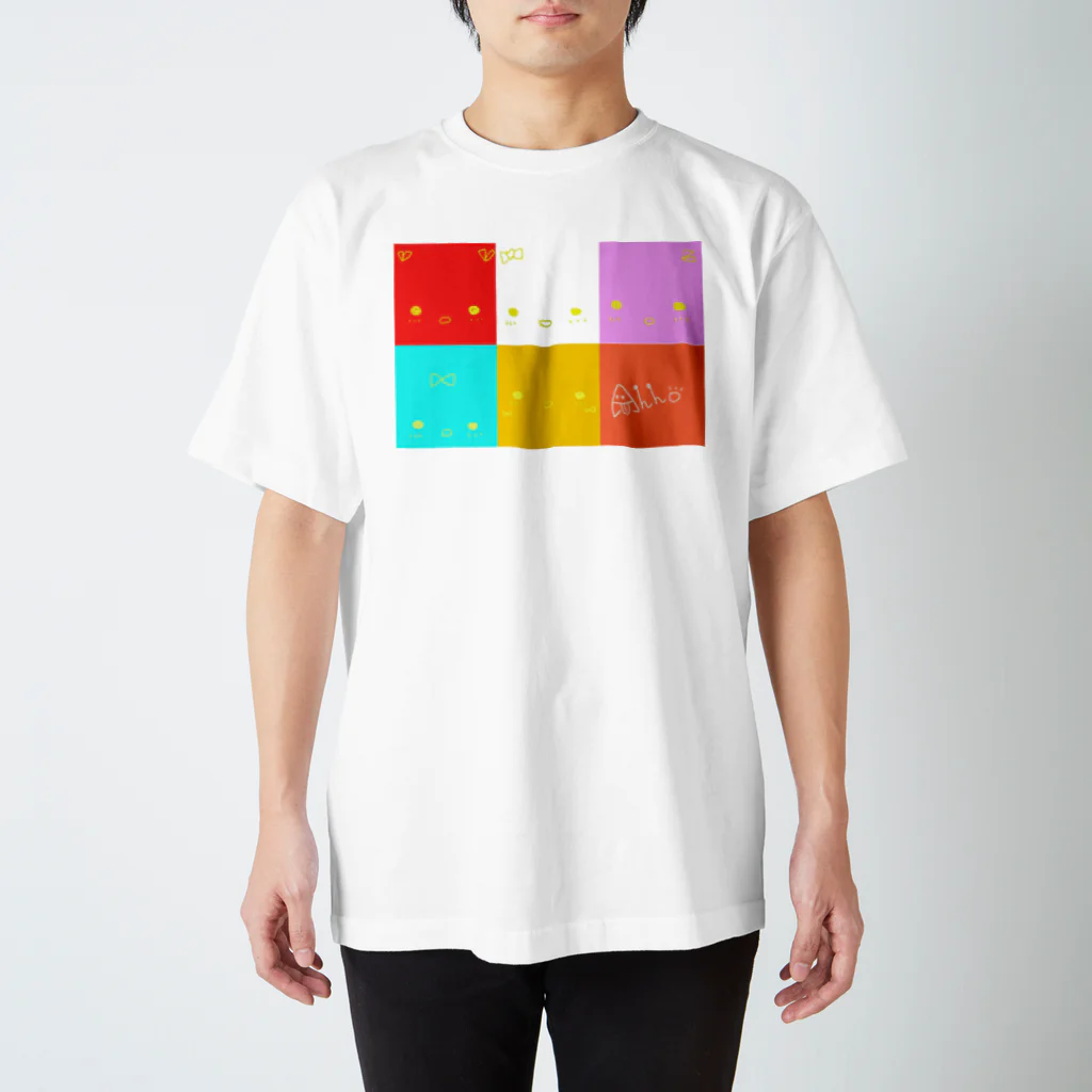 Ahhoのぽよこスクエア スタンダードTシャツ