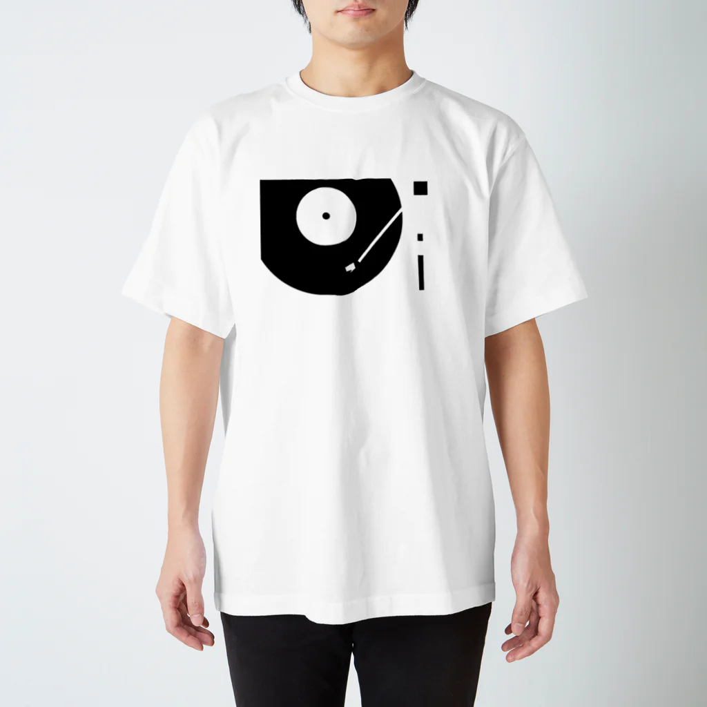 グリュックレーヴのPlaying RECORD.  Regular Fit T-Shirt