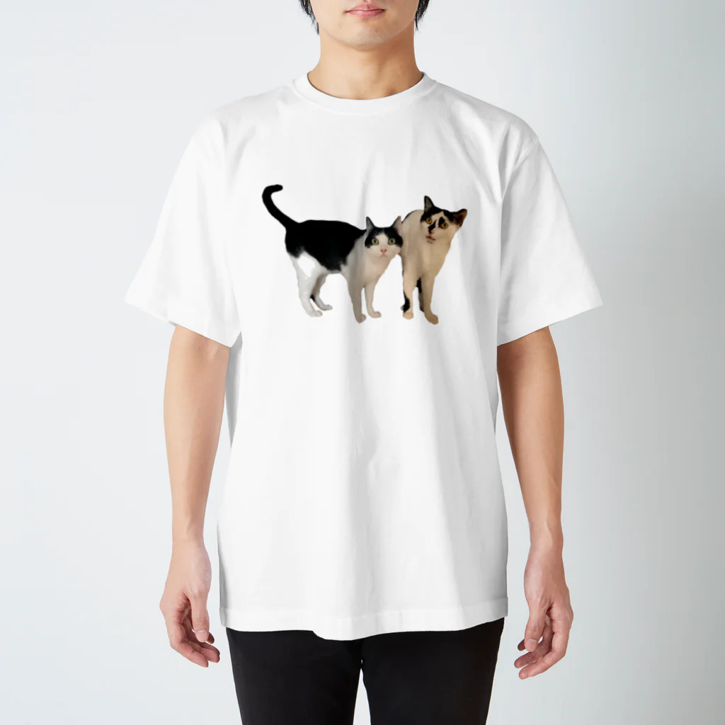 猫太郎のちこぷと猫太郎 スタンダードTシャツ