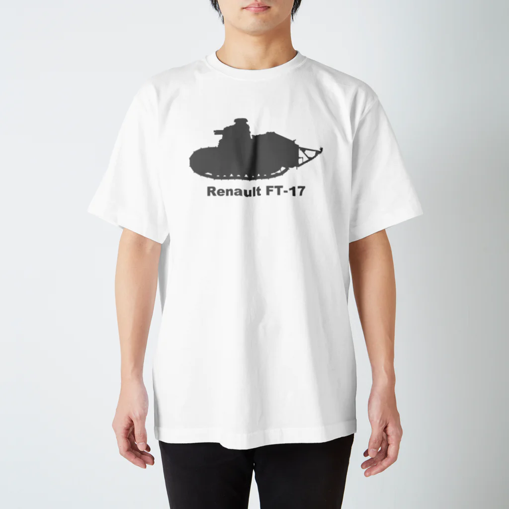 puikkoの戦車　ルノーFT-17（黒） Regular Fit T-Shirt