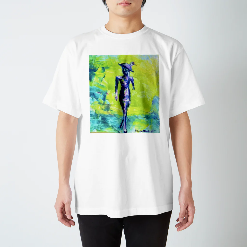 13's SHOPのfeeling good day Regular Fit T-Shirt