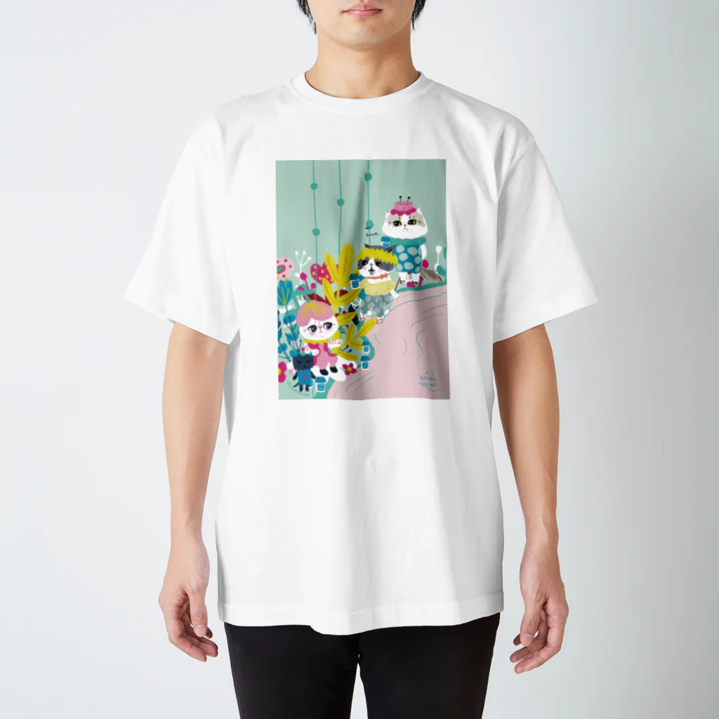 wokasinaiwoの茹で汁の泉のほとりで スタンダードTシャツ