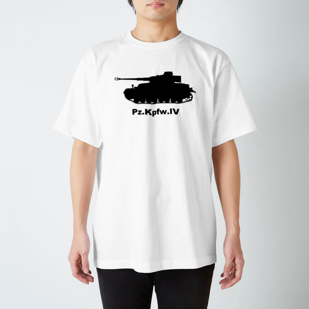 puikkoの戦車　IV号戦車（黒） Regular Fit T-Shirt