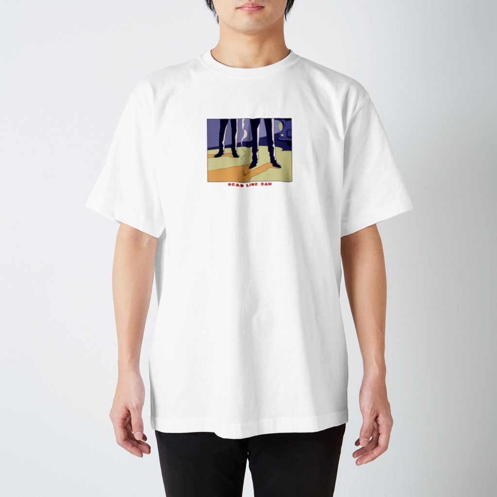 ねこぜもんのDEAD LINE 2AM Regular Fit T-Shirt