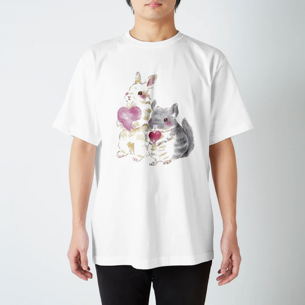 しず華＊(カラー･リボンボン)のきゅんきゅん スタンダードTシャツ