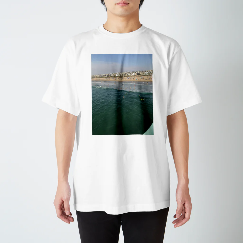 Blue Seaのフェイバレットビーチ🏖 スタンダードTシャツ