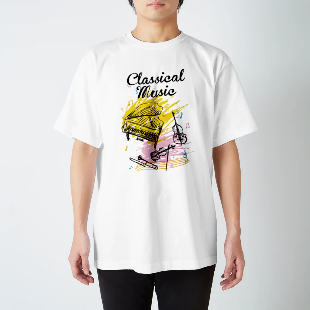 DRIPPEDのClassical Music-クラシックミュージック- スタンダードTシャツ