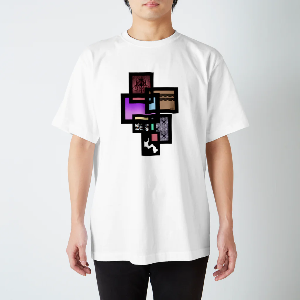 Ｍ✧Ｌｏｖｅｌｏ（エム・ラヴロ）のパネル スタンダードTシャツ