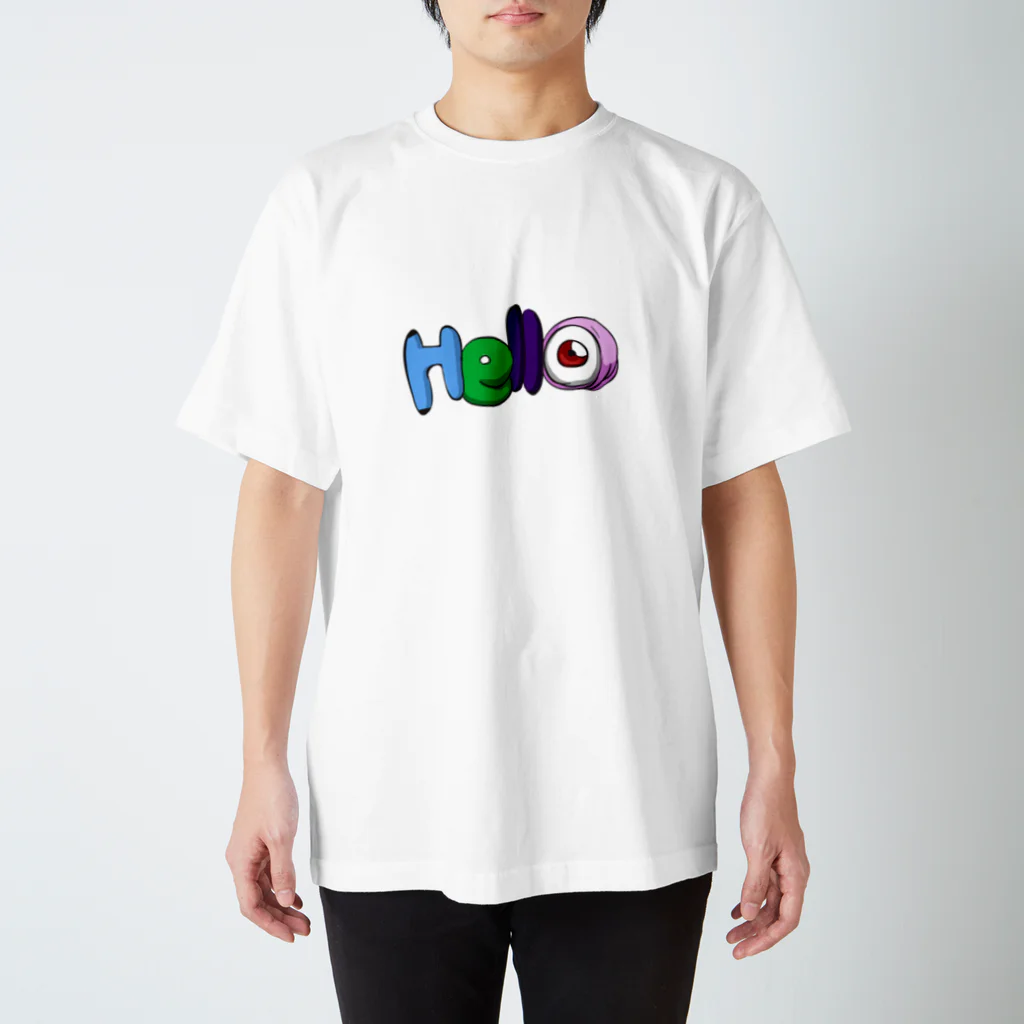 toshisanuxのぐろかわ「Hello！」 スタンダードTシャツ