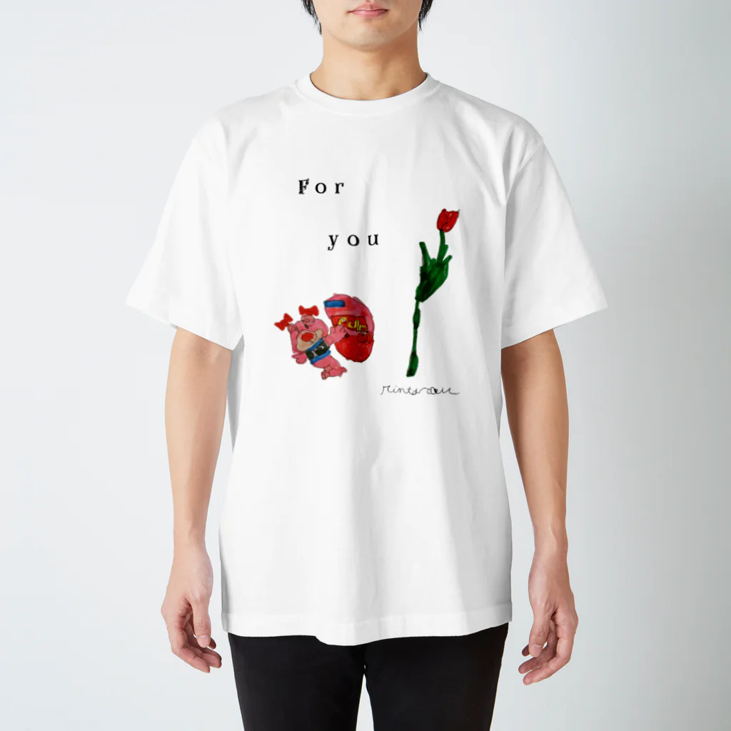 や さ し い き も ちのくまみぃ　ふぉーゆ スタンダードTシャツ