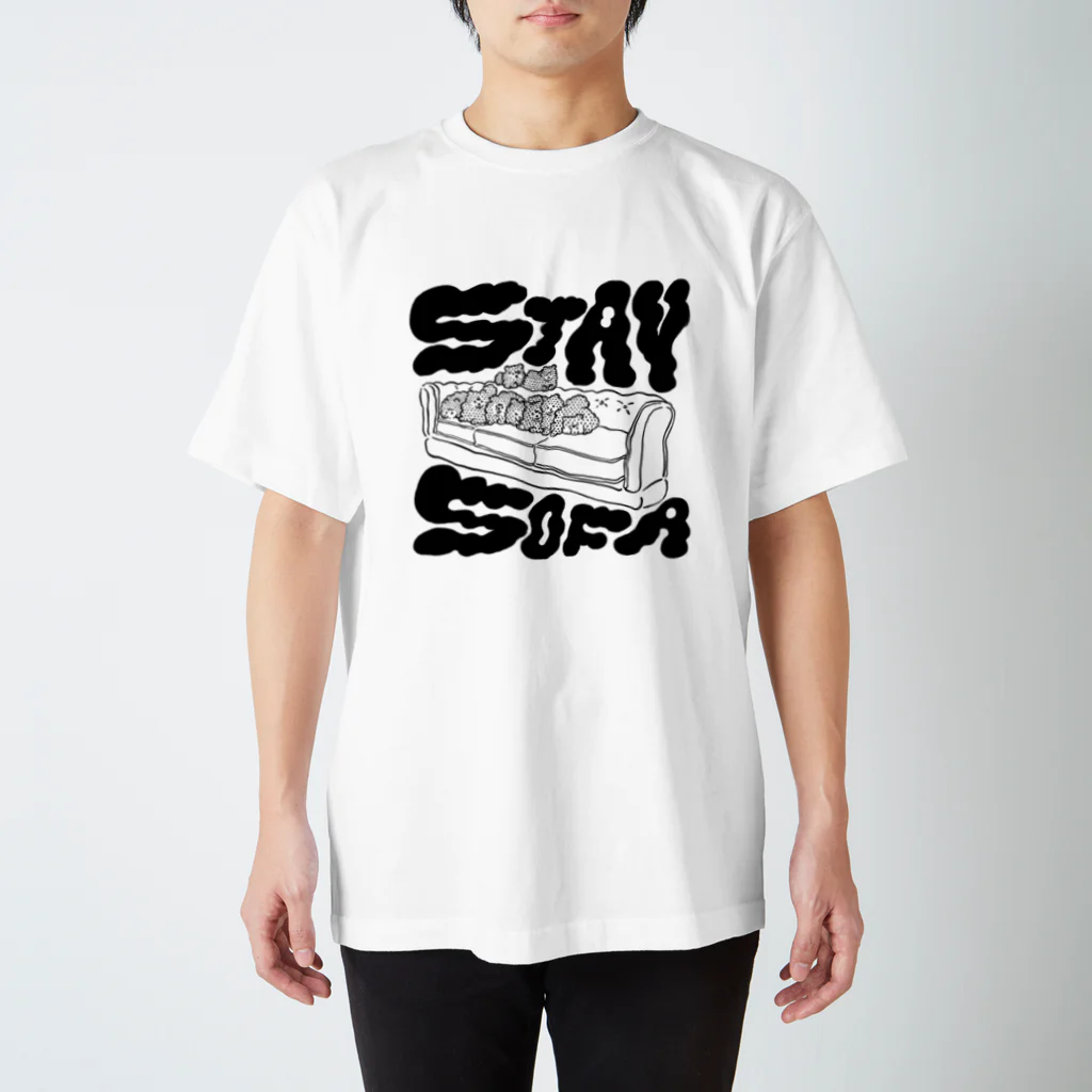 GEEKS COUNTER ATTACKのSTAY SOFA Regular Fit T-Shirt