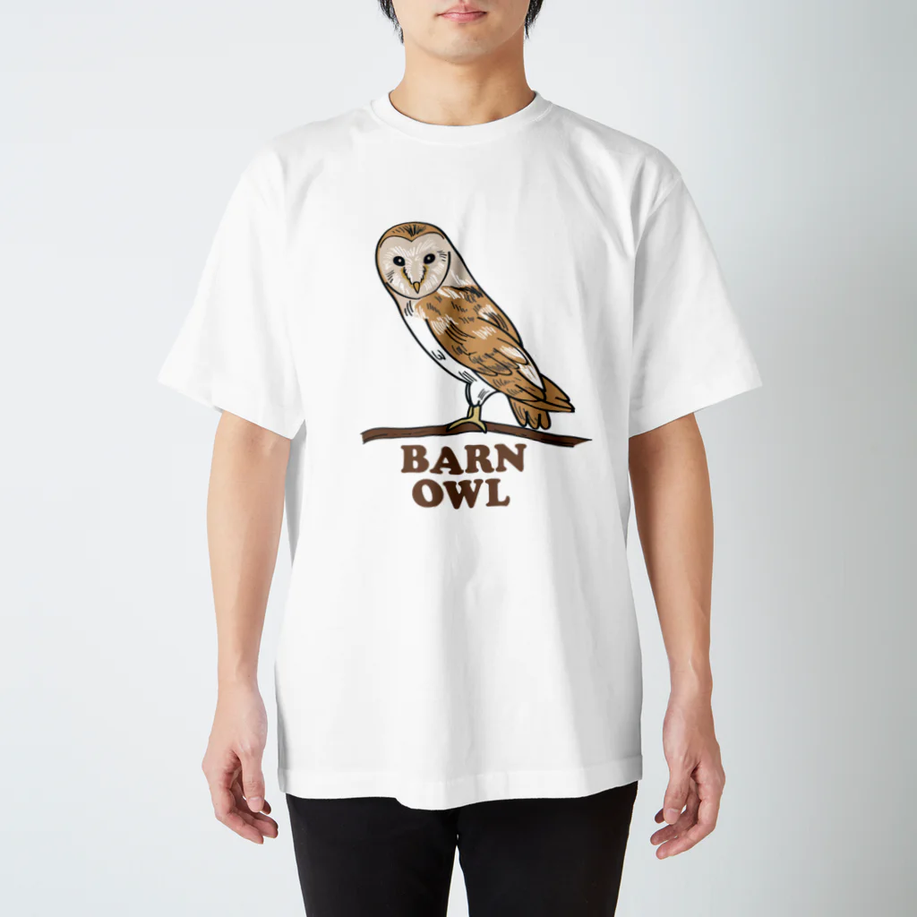 DRIPPEDのBARN OWL -メンフクロウ- スタンダードTシャツ