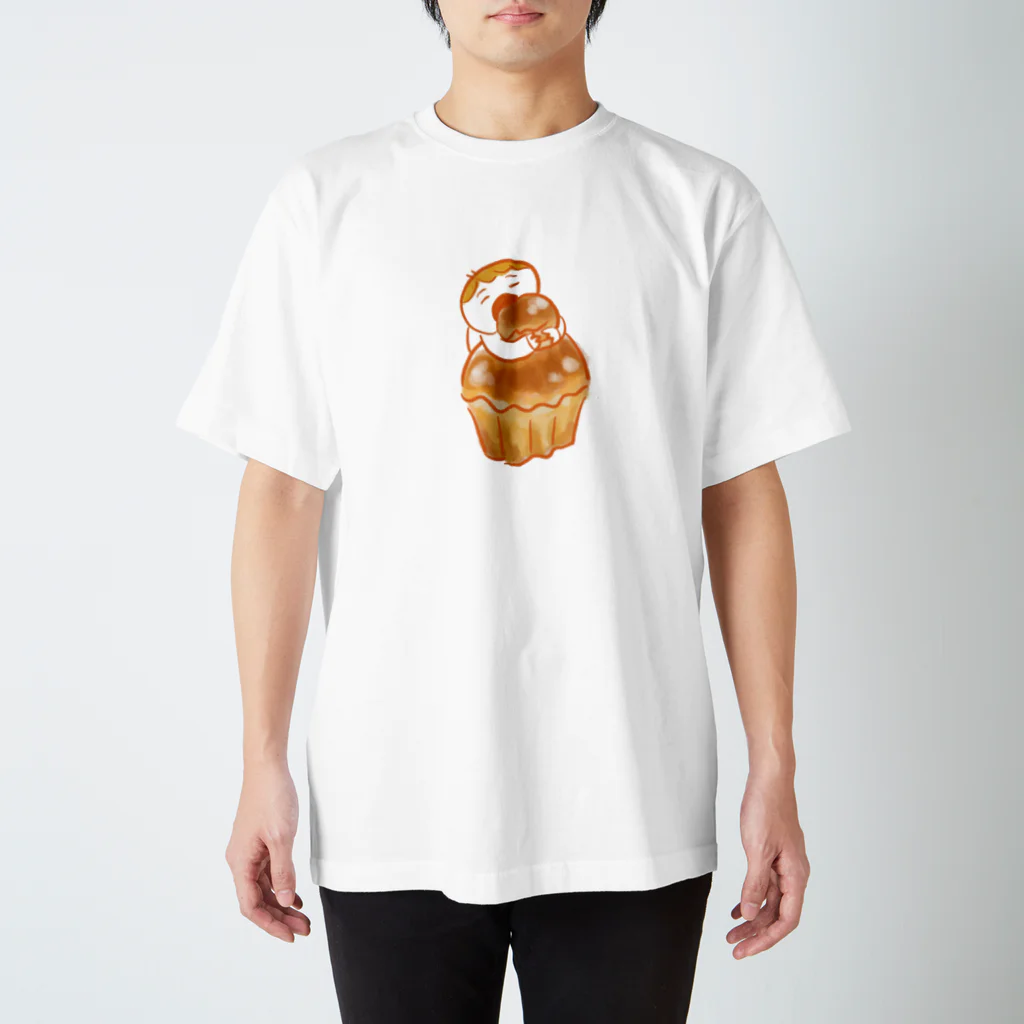 モヒカンちゃんのこどもとブリオッシュ Regular Fit T-Shirt