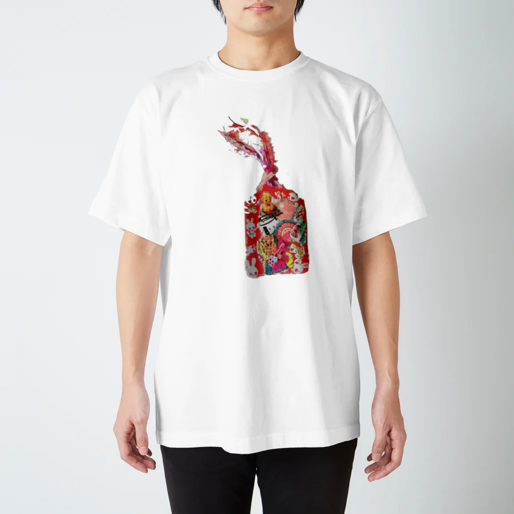 akikostyの昭和レトロなコラージュタグ№1 Regular Fit T-Shirt