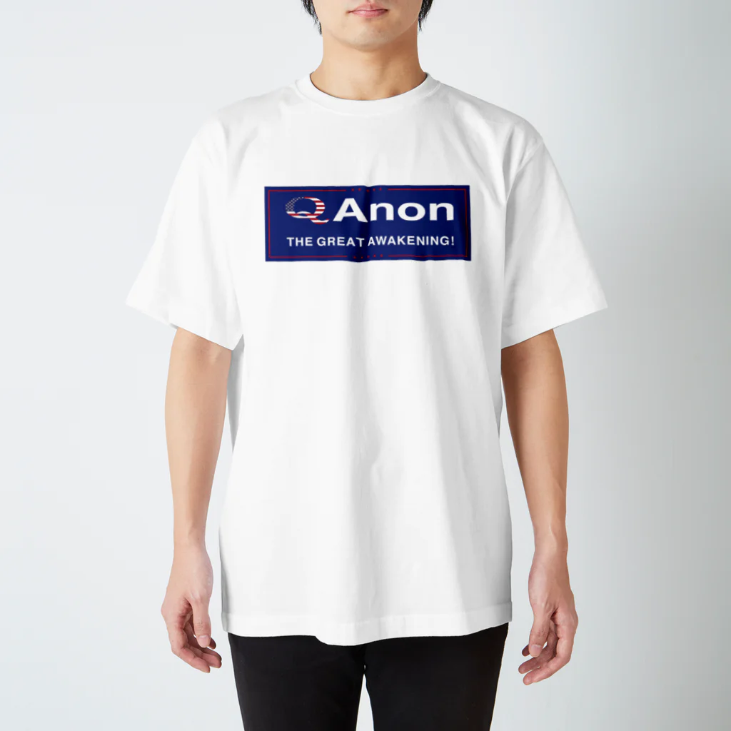 DRIPPEDのQAnon THE GREAT AWAKENING! Regular Fit T-Shirt