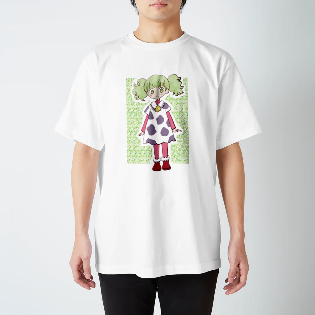突撃蝶々屋さんSUZURI支店のうしこちゃん Regular Fit T-Shirt