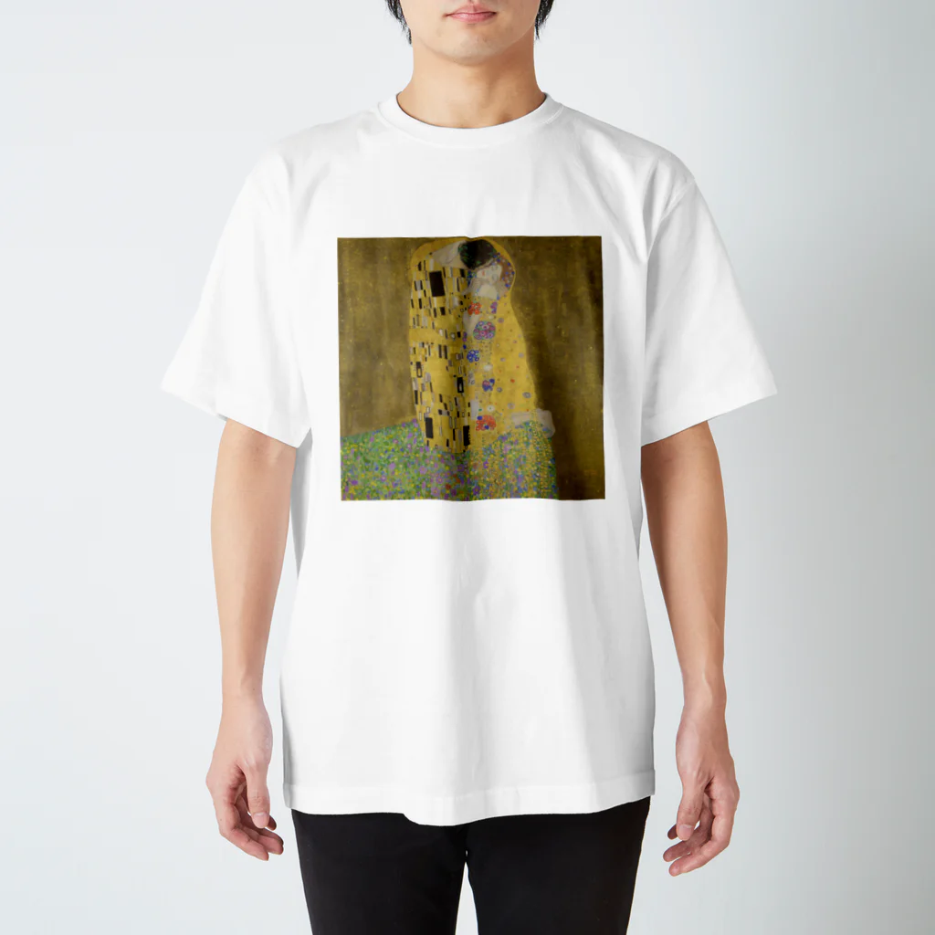 art-standard（アートスタンダード）のグスタフ・クリムト（Gustav Klimt） / 接吻（The Kiss） 1908 スタンダードTシャツ