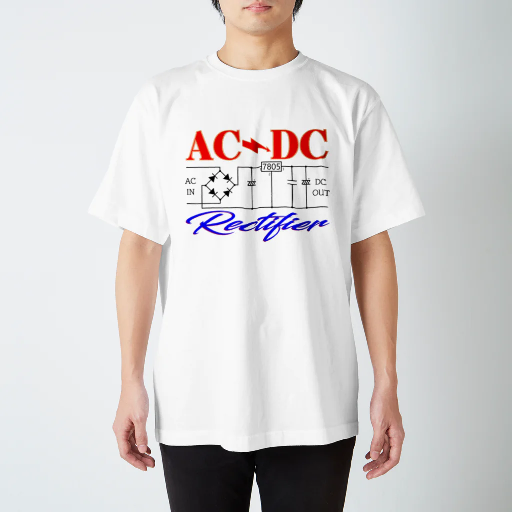 理科大好きのAC-DC整流器 Regular Fit T-Shirt