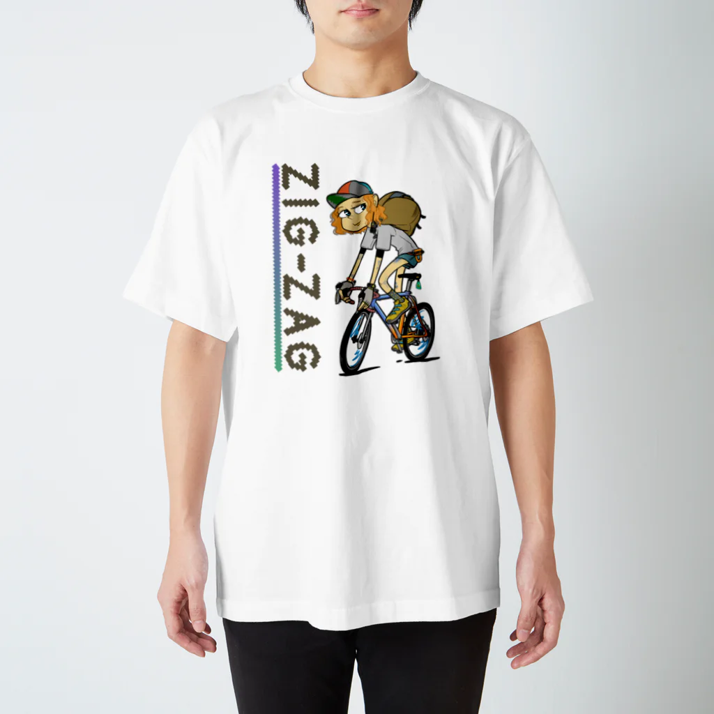 nidan-illustrationの“ZIG-ZAG” 1 スタンダードTシャツ